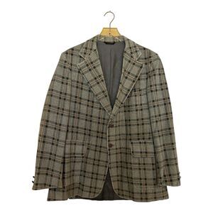 Gino Men's VTG 70s MoD Sport Coat ATOMIC Plaid Corduroy Jacket Blazer Sz?